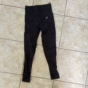 Black Camo Gymshark Leggings